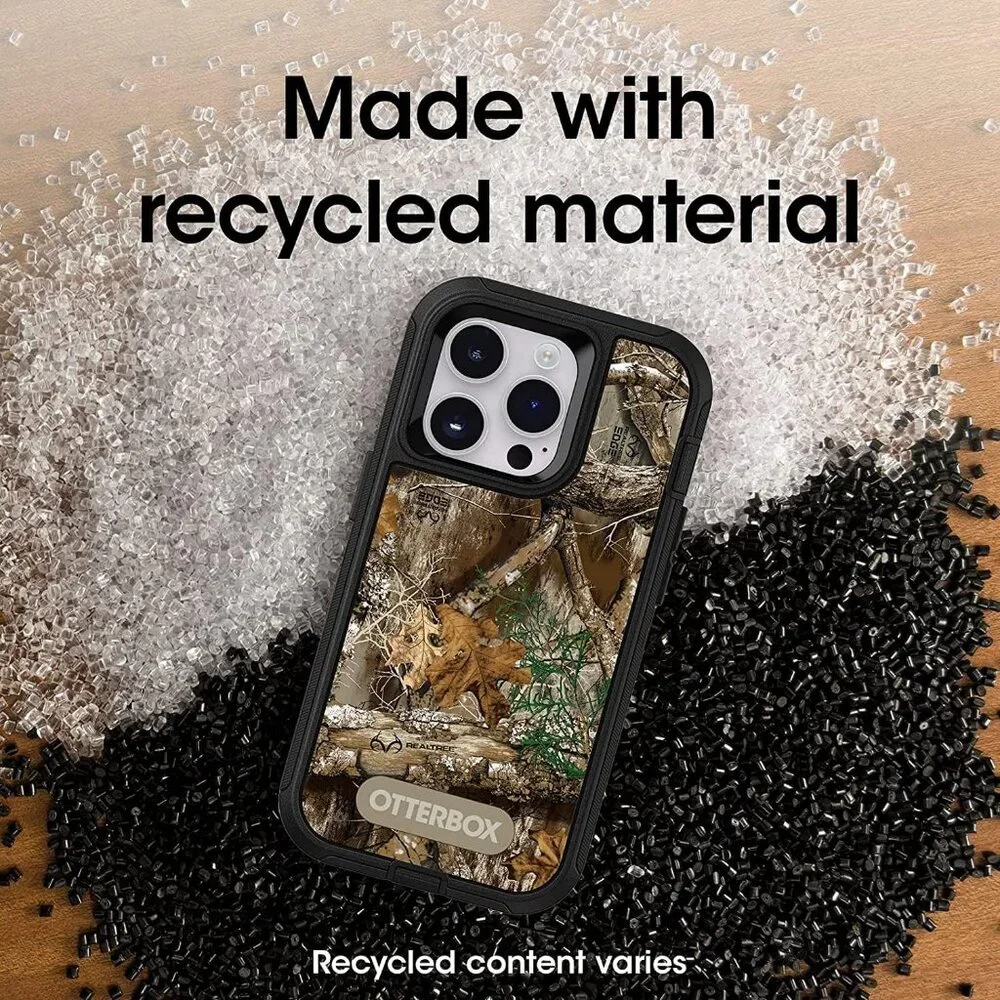 NEW iPhone 14 Pro OtterBox DEFENDER SERIES Case & Holster - RealTree Edge Black